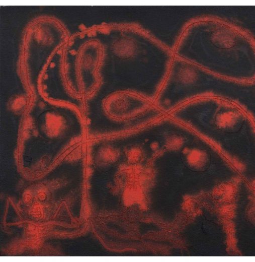 <strong>Sergio Hernandez</strong>, <em>Untitled</em>,
Óleo y arenas sobre lino,
80 x 90 cm
2015
Publicada en libro Hernández Tres Pasiones
Página 96.